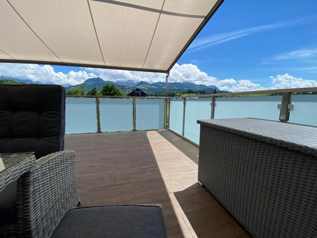 Ferienhaus Allgäu Panorama 180m2 Sonthofen Exterior foto