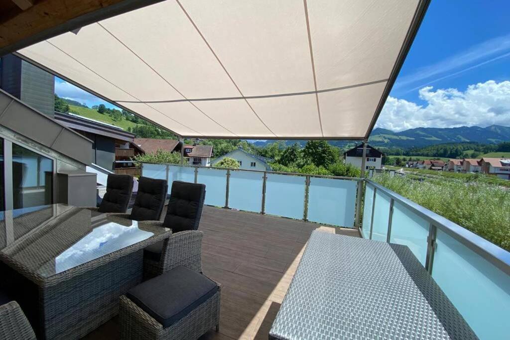 Ferienhaus Allgäu Panorama 180m2 Sonthofen Exterior foto