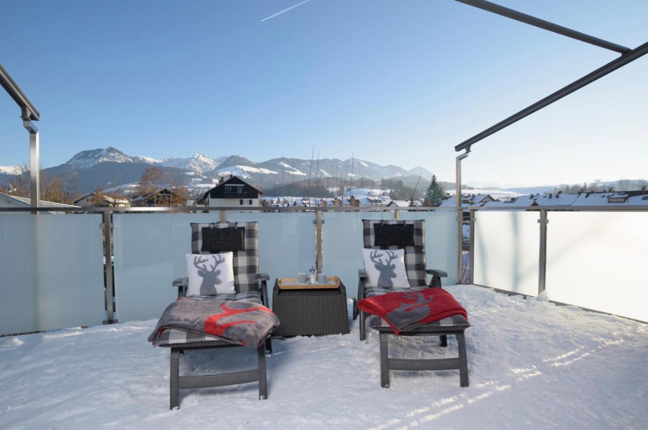 Ferienhaus Allgäu Panorama 180m2 Sonthofen Exterior foto